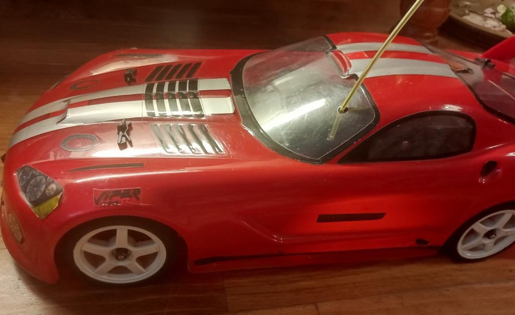 Nikko Radiografisch Bestuurbare Auto 1:10 - Rood, Elektro, Ophalen of Verzenden, Zo goed als nieuw, Schaal 1:10