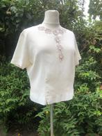 brocante blouse - heel fijntjes - 34/36 - zgan, Ophalen of Verzenden, Zo goed als nieuw, Maat 34 (XS) of kleiner, Wit