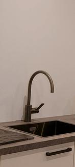 Gun metal ronde kraan - Zo goed als nieuw, Ophalen of Verzenden, Zo goed als nieuw