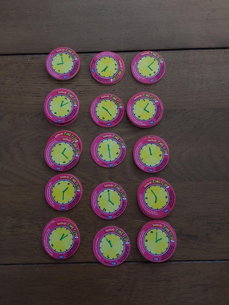 Time flippo's, Ophalen of Verzenden, Time, Losse flippo's