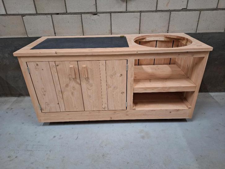 Buitenkeuken green egg basterd gril guru monolith kamado joe, Tuin en Terras, Buitenkeukens, Nieuw, Houtskool, Ophalen