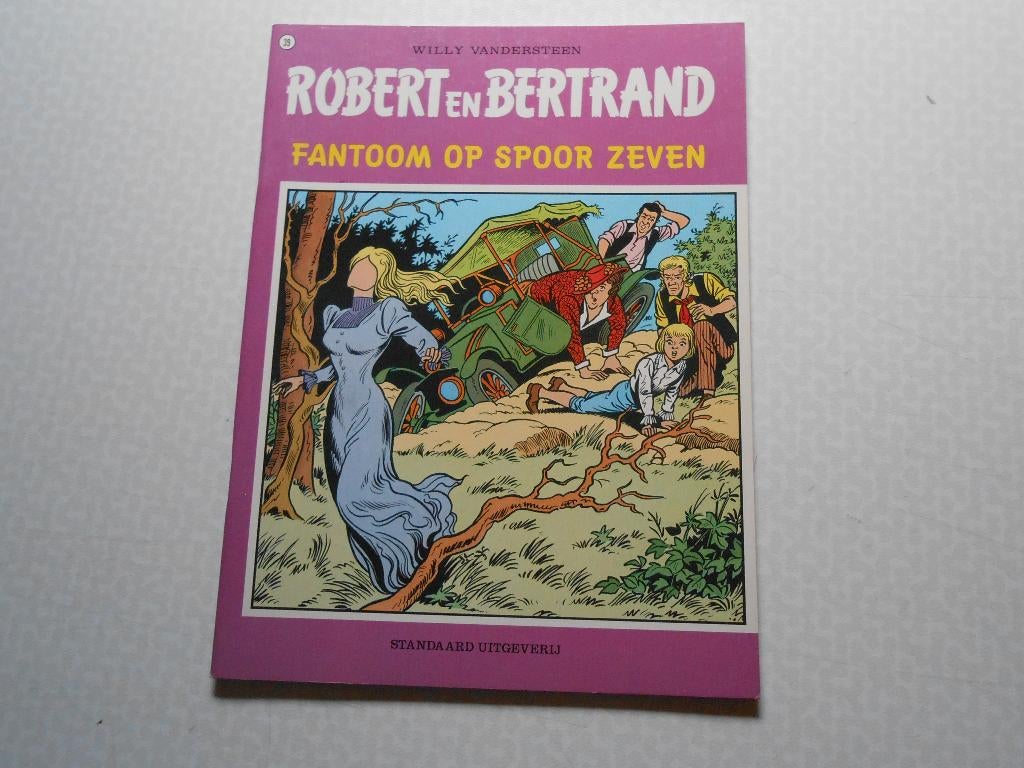 Robert en Bertrand 39 Fantoom op spoor zeven 1981 ste druk., Willy Vandersteen, Eén stripboek, Nieuw, Ophalen of Verzenden