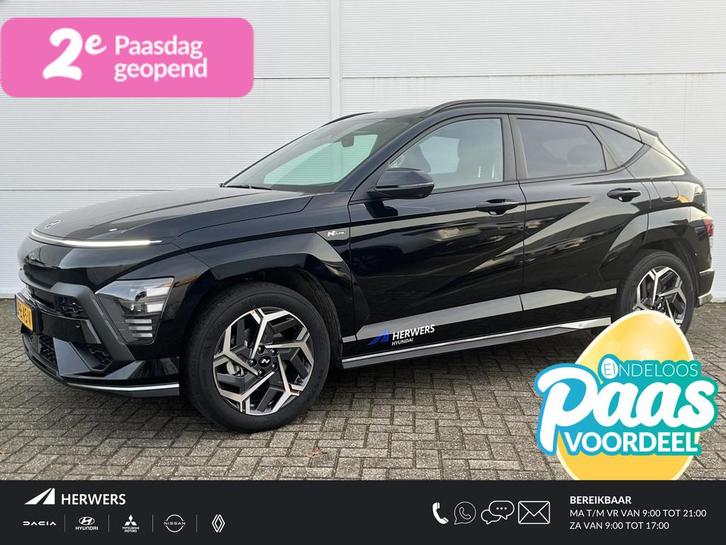 Hyundai Kona 1.6 GDI HEV N Line Sky / N Line exterieur / Lic, Auto's, Hyundai, Bedrijf, Te koop, Kona, 360° camera, ABS, Achteruitrijcamera