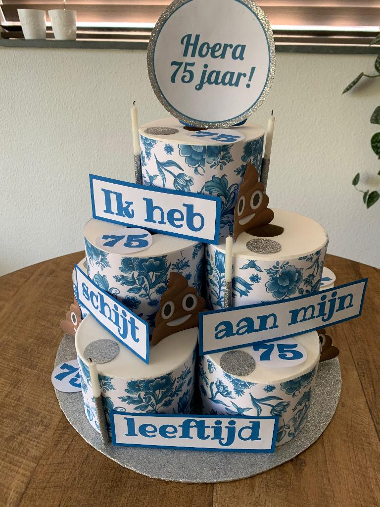 Verjaardagstaart, Ophalen of Verzenden, Nieuw, Taarten, Overige typen