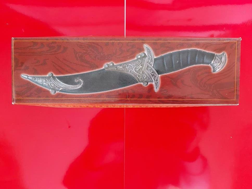 Oude Kris (dolk) van 28 cm in cadeauverpakking, Verzamelen, Ophalen of Verzenden