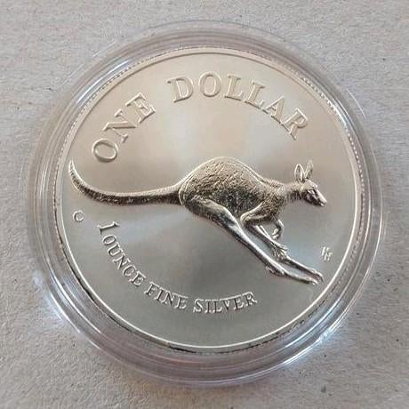 1 oz Zilver Kangaroo munt (RAM) van 1994 uit Australië, Ophalen of Verzenden, Zilver