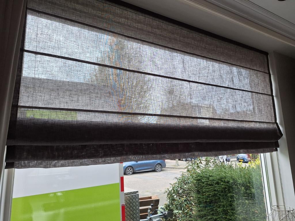 Vouwgordijn 220-190, Huis en Inrichting, Stoffering | Gordijnen en Lamellen, Ophalen, Zo goed als nieuw, 50 tot 100 cm, Minder dan 100 cm