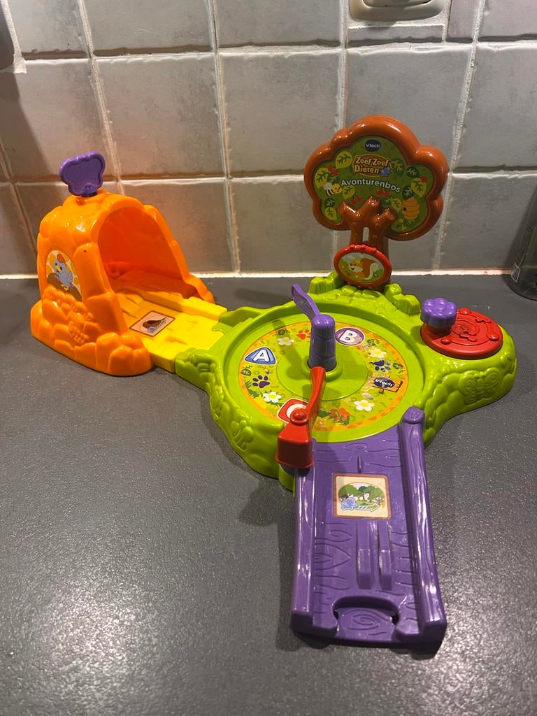 VTech Zoef Zoef Dieren Avonturenbos Speelset, Ophalen of Verzenden, Gebruikt, 6 maanden tot 2 jaar