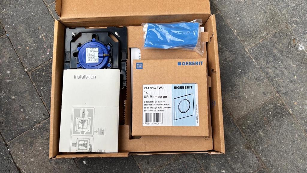 Urinoir inbouwelement, Ophalen, Nieuw, Rvs, Toilet