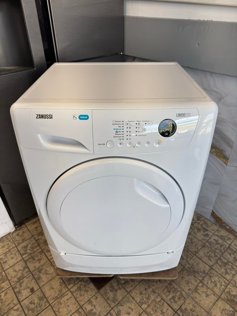 Zanussi Lindo 100 condensdroger 7 kg - Zeer goede staat, Witgoed en Apparatuur, Wasdrogers, 6 tot 8 kg, Gebruikt, Minder dan 85 cm