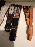 Waaiers 5 stuks, Ophalen of Verzenden, Zo goed als nieuw, Zwart, 100 cm of meer