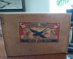 Oude, Kartonnen Doos van Zwaluw Lucifers van Tante Brocante, Verzamelen, Ophalen of Verzenden