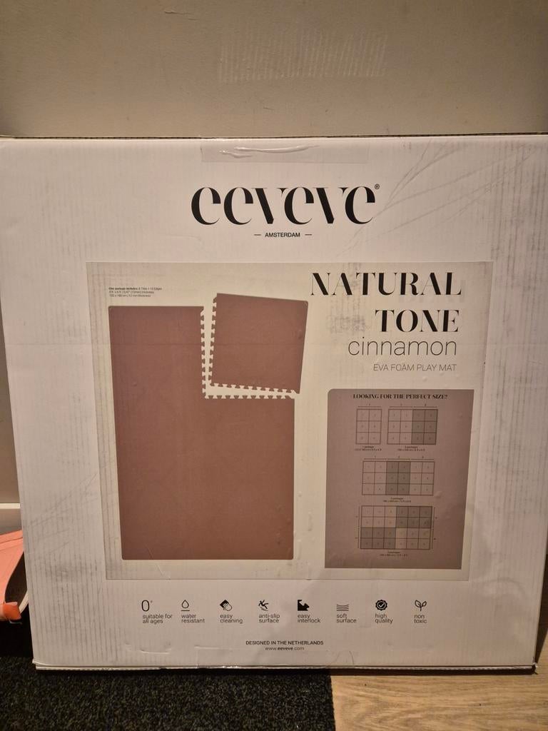 Eeveeve Foam Speelmat - Natural Tone Cinnamon, Ophalen, Nieuw, Speelkleed