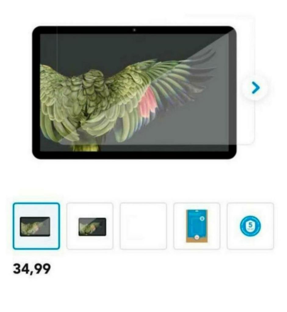 Blue Built Screenprotector voor Google Pixel Tablet, Google Pixel Tablet, Nieuw, Ophalen of Verzenden, Screenprotector