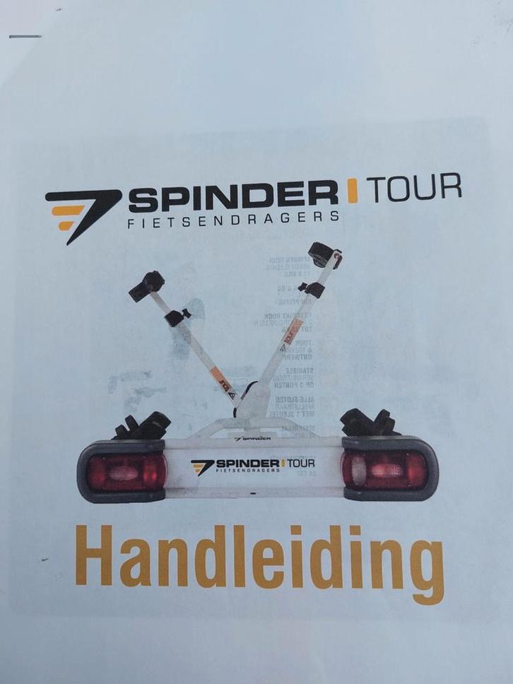 Spinder Tour fietsendrager voor 2 fietsen, Auto diversen, Fietsendragers, Ophalen of Verzenden