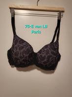 LB Paris BH 75-E met Paisley Patroon zgan, LB Paris, Ophalen of Verzenden, Zwart, BH