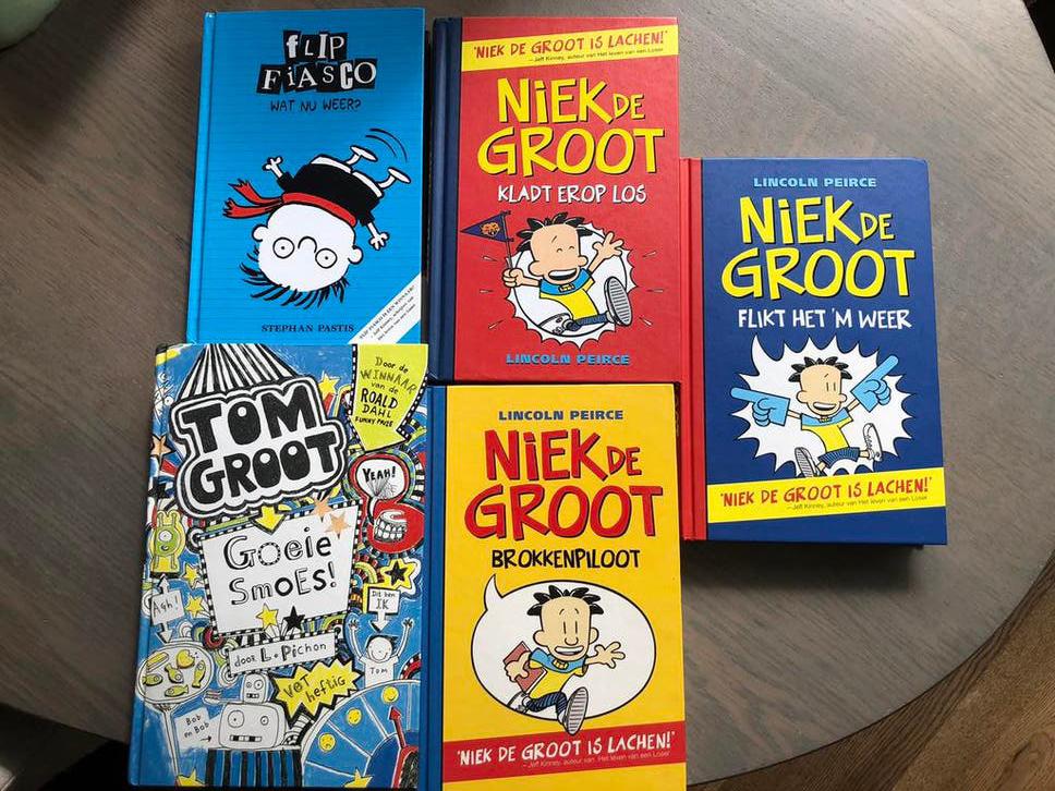 Boeken: Niek de Groot, Flip Fiasco, Tom Groot, Ophalen, Nieuw, Verhalen