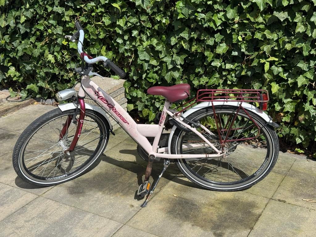 Alpina meidenfiets - 24 inch, Fietsen en Brommers, Fietsen | Meisjes, Gebruikt, 24 inch, Handrem, Ophalen