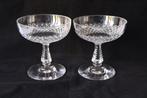 Antieke Val St Lambert set van 2 champagne coupes, Ophalen of Verzenden