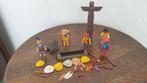 Vintage Playmobil Indianen met accessoires, Ophalen of Verzenden, Gebruikt