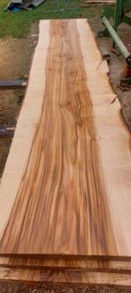 iepen hout, schaaldelen, tafelblad, planken, boomstamtafel, Doe-het-zelf en Verbouw, Hout en Planken, Ophalen, Nieuw, 200 tot 250 cm