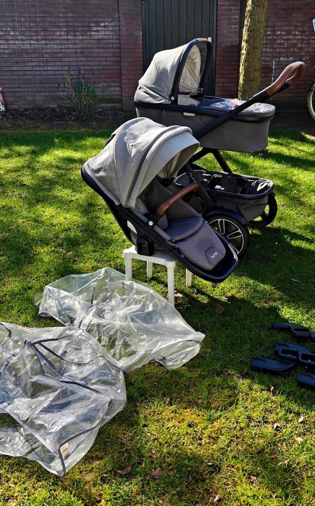 Nuna Demi Grow Oxford - compleet, Kinderen en Baby's, Kinderwagens en Combinaties, Gebruikt, Combiwagen, Overige merken, Duowagen