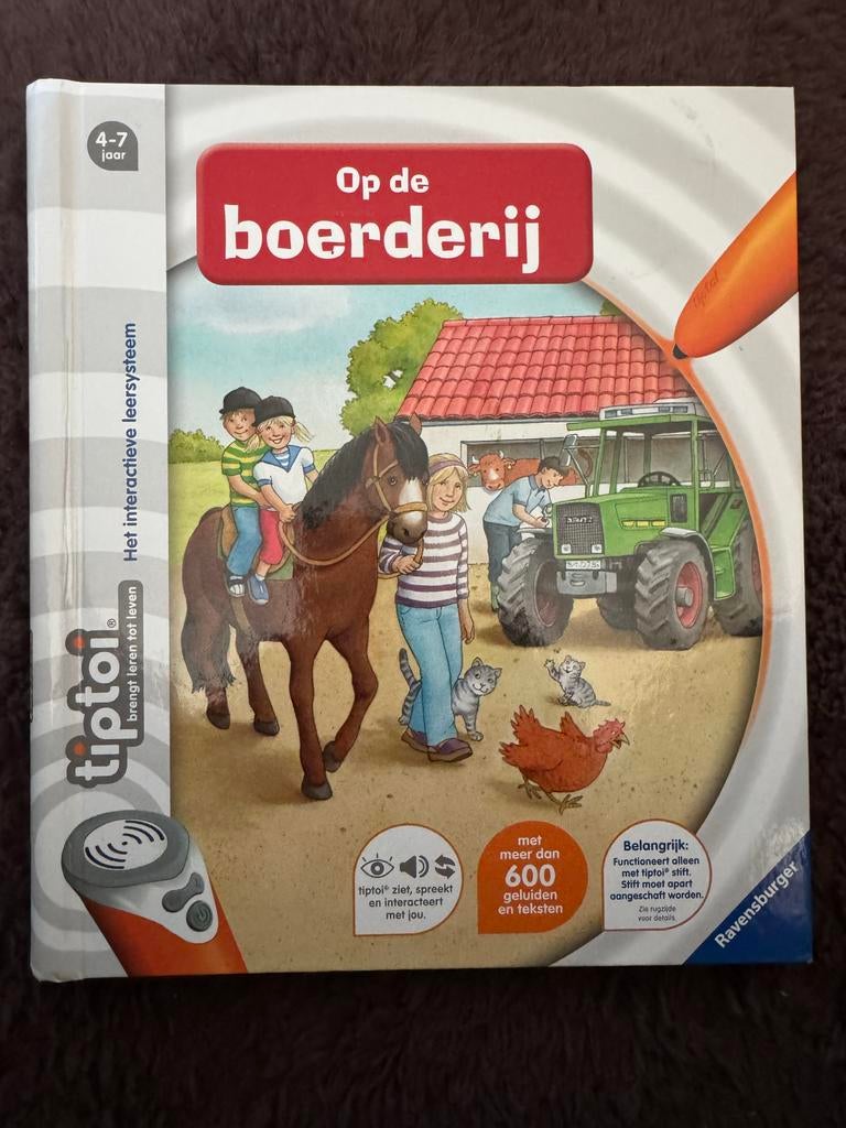 Tiptoi boek: Op de boerderij (4-7 jaar), Ophalen of Verzenden