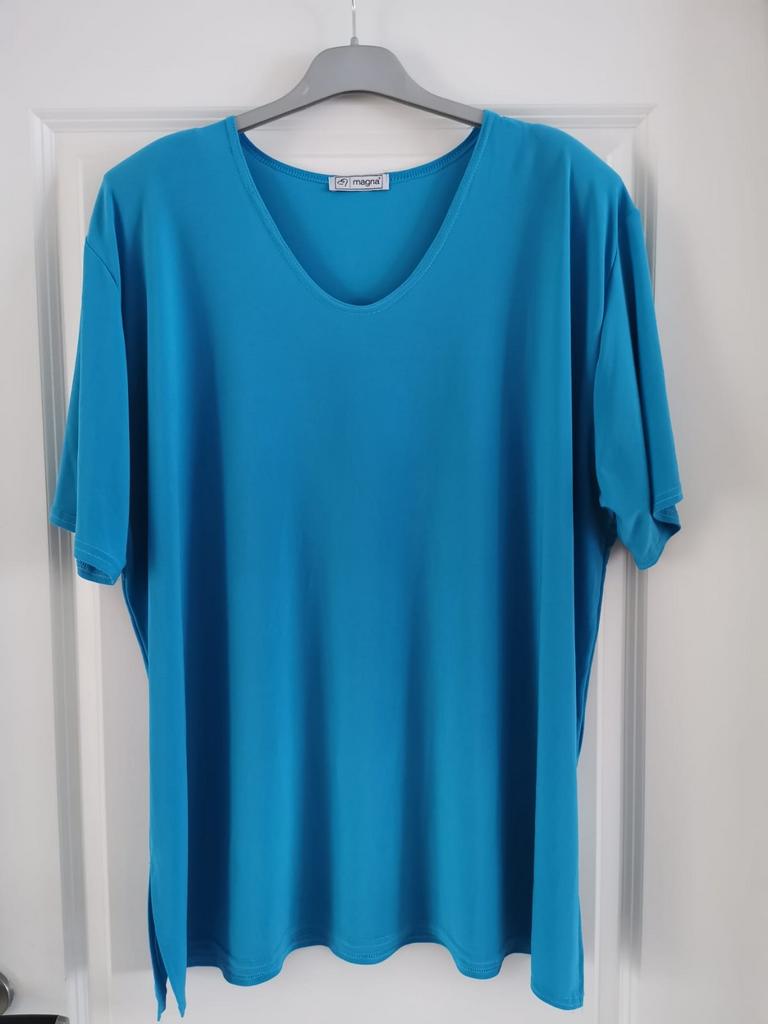 Magna shirt maat 56/58, Kleding | Dames, Grote Maten, Ophalen of Verzenden, Nieuw, Blauw, Shirt of Top