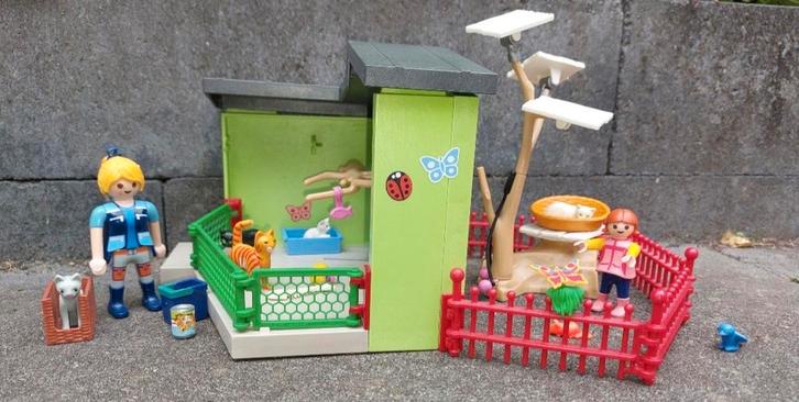Playmobil Kattenpension met figuren en accessoires, Kinderen en Baby's, Speelgoed | Playmobil, Gebruikt, Ophalen of Verzenden