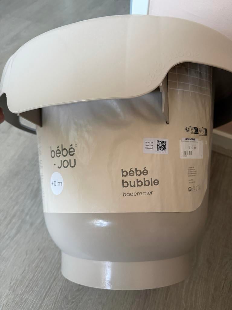 Bébé-jou Bébé Bubble Bademmer - Zo goed als nieuw, Ophalen, Zo goed als nieuw, Tummy Tub, Bébé-jou
