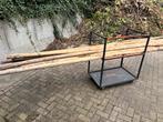 12 kastanje palen van 4 meter, Tuin en Terras, Ophalen, Gebruikt, 250 cm of meer, Palen