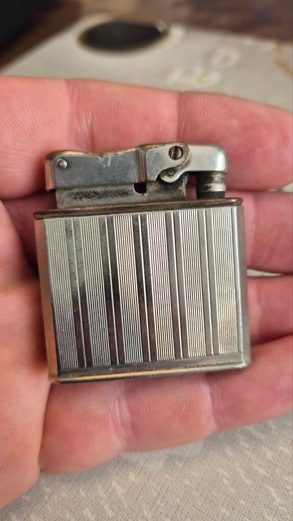 Vintage Colibri "Monopol" benzine aansteker – jaren '50, Verzamelen, Rookartikelen, Aanstekers en Luciferdoosjes, Ophalen, Gebruikt