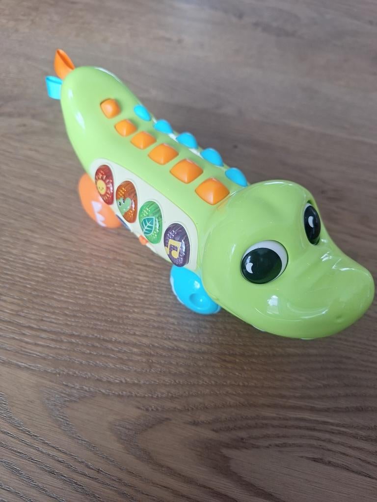 Leuke krokodil speelgoed met licht en geluid, Ophalen of Verzenden, Gebruikt