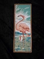 Porceleyne Fles Cloisonné Tegel Flamingo Topstaat, Ophalen of Verzenden