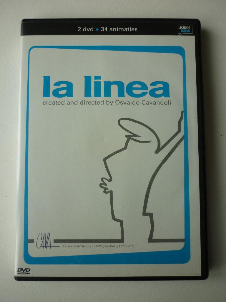 La Linea – Osvaldo Cavandoli, Europees, Gebruikt, Tekenfilm, Alle leeftijden