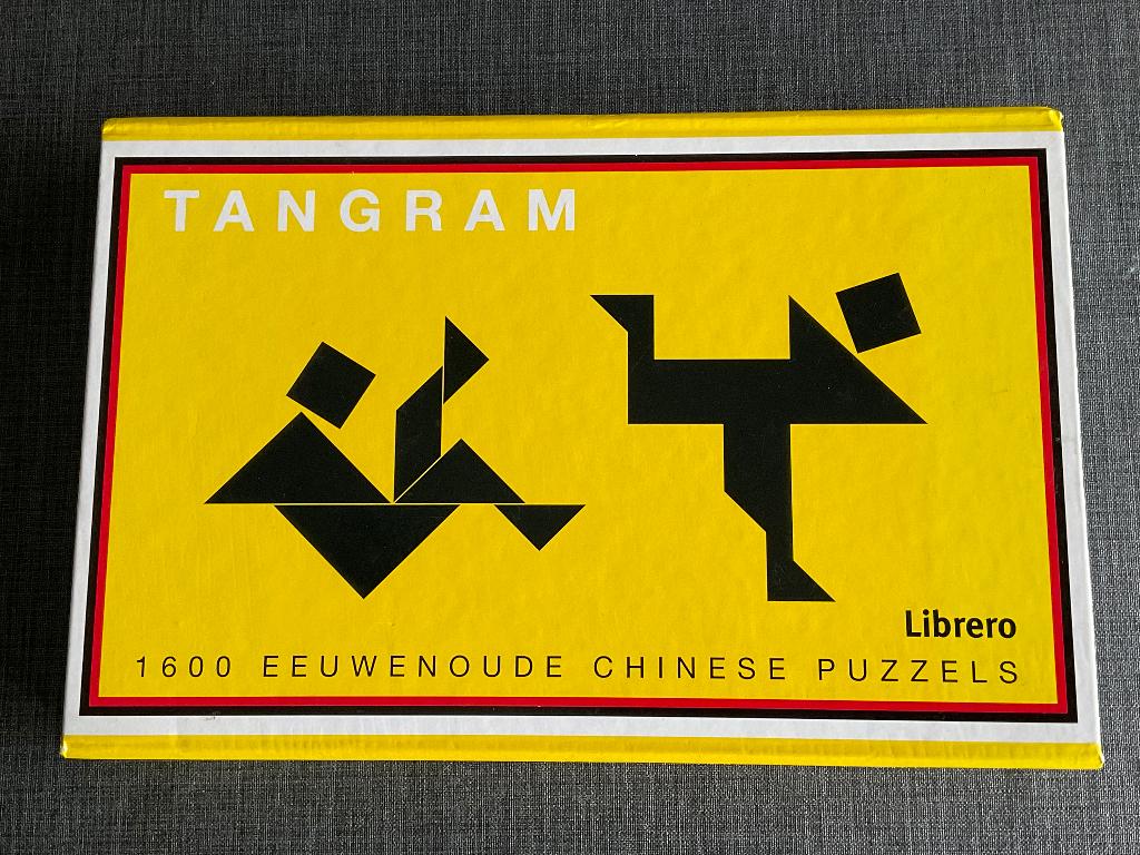 TANGRAM 1600 Eeuwenoude Chinese Puzzels, Hobby en Vrije tijd, Gezelschapsspellen | Bordspellen, Een of twee spelers, Ophalen, Zo goed als nieuw
