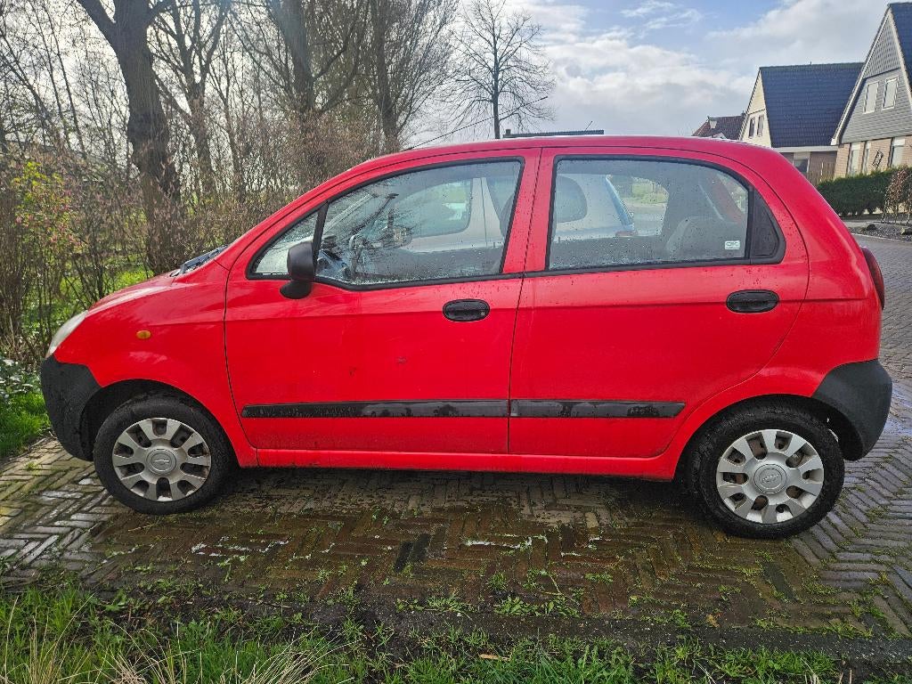 Chevrolet Matiz 0.8 2006 Rood, Auto's, Voorwielaandrijving, Stof, Mistlampen, Origineel Nederlands
