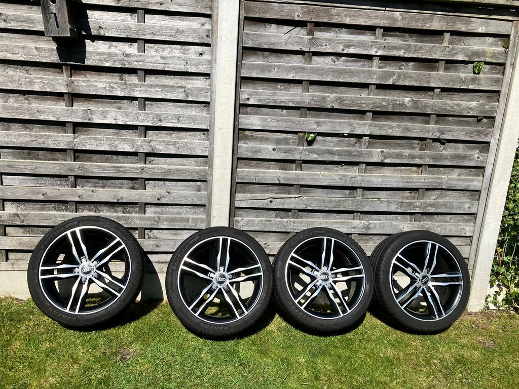 18 inch Audi Velgen 5x112 - Gebruikte staat, Auto-onderdelen, Ophalen, 18 inch, Gebruikt, Banden en Velgen