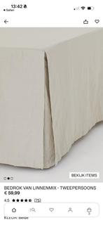 H&m bedrok linnen 180 x 200, Ophalen of Verzenden, Zo goed als nieuw, Tweepersoons, 180 cm