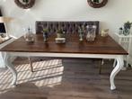 Landelijke eettafel, Huis en Inrichting, Ophalen of Verzenden, Zo goed als nieuw, Rechthoekig, 200 cm of meer