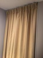 Lang gordijn zand kleur, Ophalen of Verzenden, 200 cm of meer