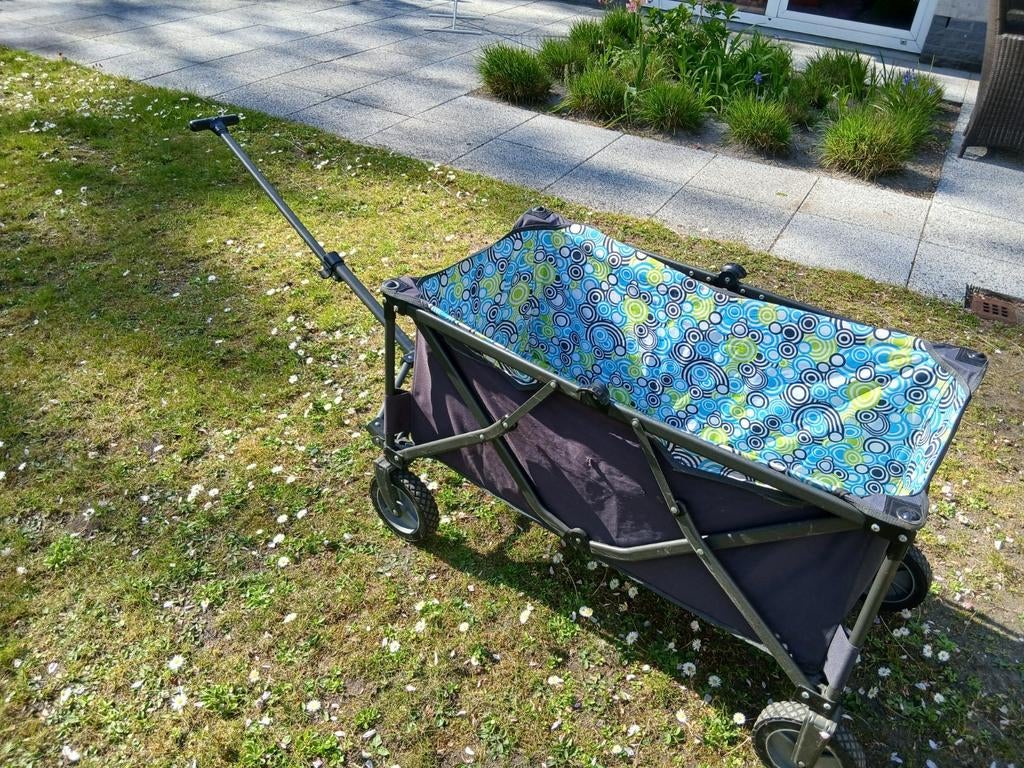 Opvouwbare bolderkar met trekstang, Ophalen of Verzenden