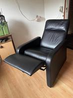 Relaxstoel zwart, Gebruikt, 50 tot 75 cm, Ophalen, Klassiek modern