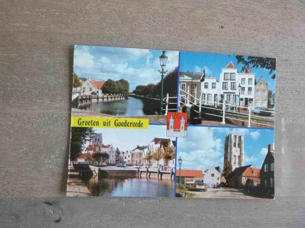 Goedereede, groeten uit, Verzenden, 1980 tot heden, Gelopen, Noord-Brabant