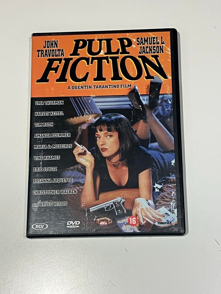 Pulp Fiction DVD, Vanaf 16 jaar, Ophalen of Verzenden, Gebruikt, Overige genres