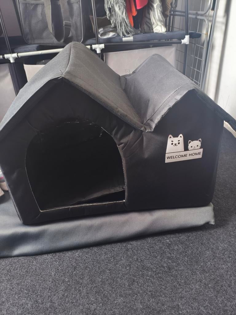 Groot kattenhuis / hondenhuis - Voor binnen en buiten, Ophalen of Verzenden, 110 cm of meer