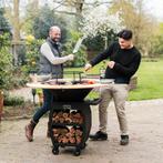 BBQ Plancha Companero XXL 2.0 Blackline met houtopslag NW, Tuin en Terras, Ophalen of Verzenden, Nieuw, RJRoyal Living