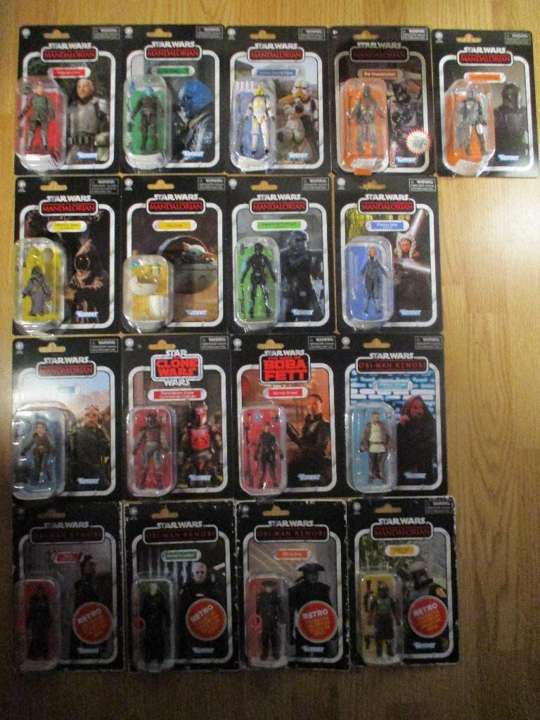 Star Wars Vintage Collection Manda, Obi, Boba XTRA KORTING !, Ophalen of Verzenden, Nieuw, Actiefiguurtje