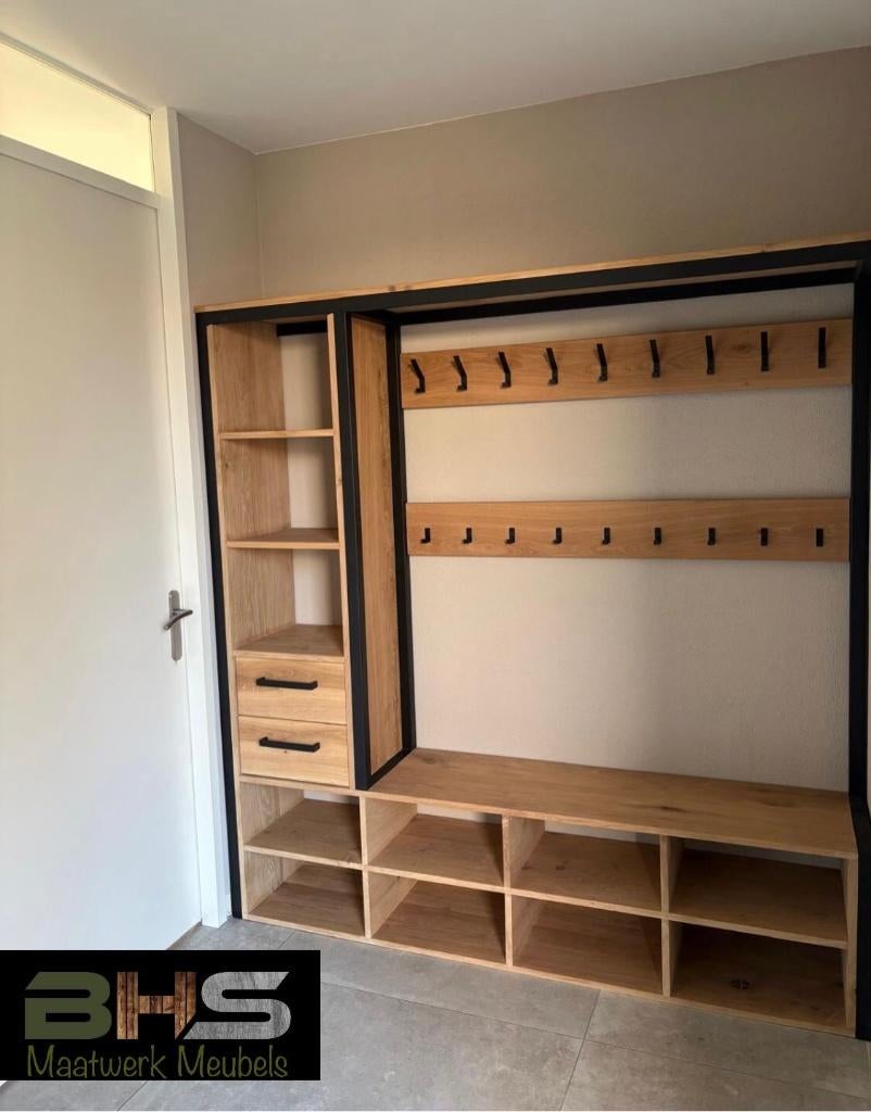 Garderobekast Abbekerk - volledig op maat leverbaar!, BHS Maatwerk Meubels, Info@bhs-maatwerkmeubels.nl, 200 cm of meer, Nieuw