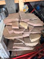 Flagstones voor 12 m2, Gebruikt, Ophalen of Verzenden, Terrastegels, Natuursteen
